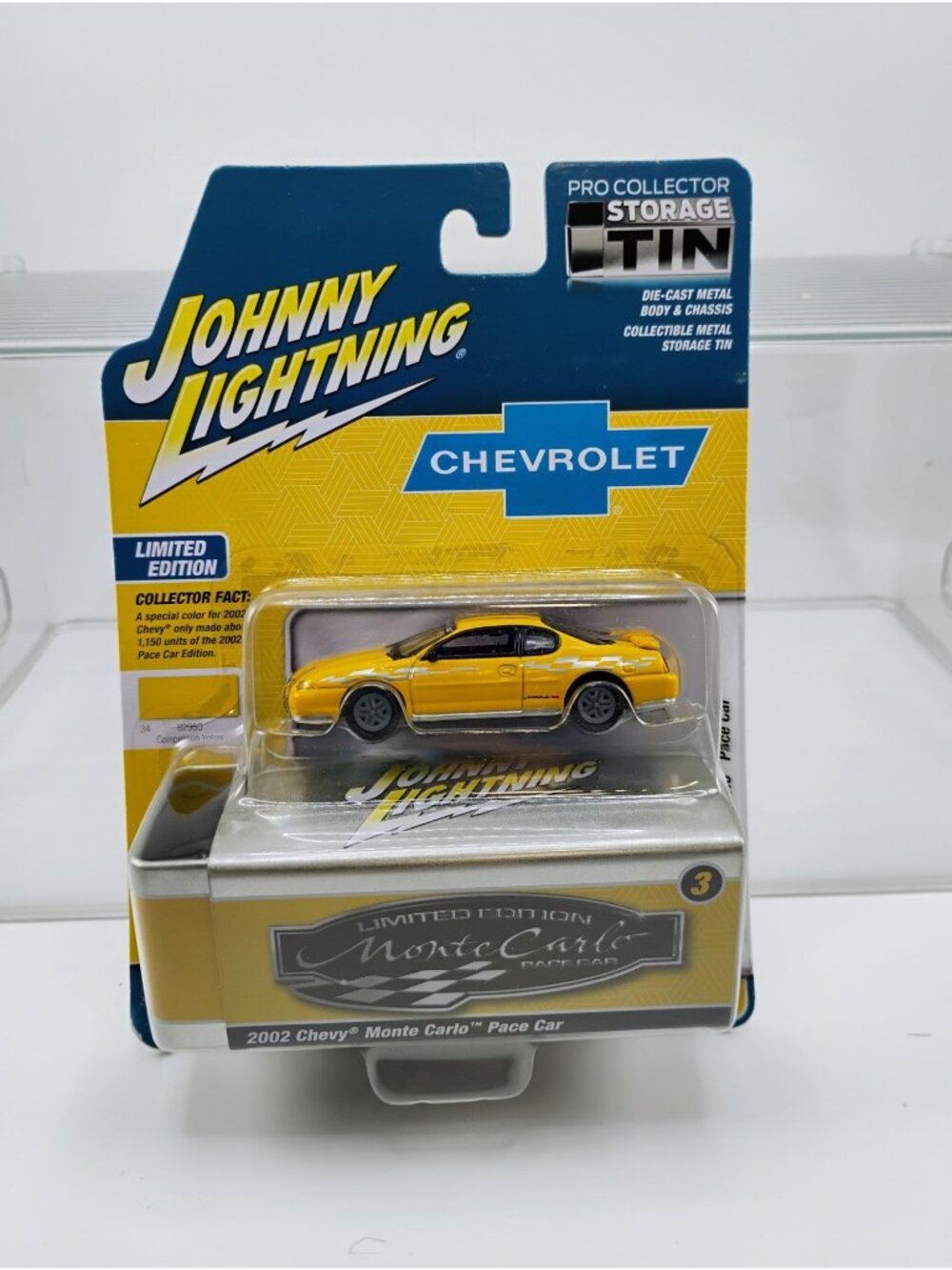 2002 Johnny Lightning Chevy Monte Carlo Pace Car Limited Edition Die-Cast